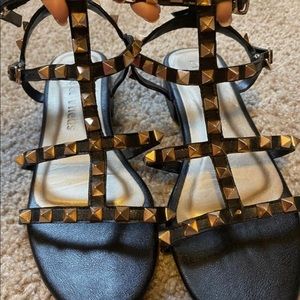 Flat RockStud sandals